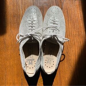 Mephisto Katie Sun Silver Lace-Up Shoes